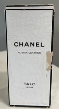 Vintage Chanel Russia Leather Talc Voyage Cuir de Russie Talc in Box 4oz Full