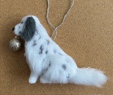 ENGLISH SETTER with CHRISTMAS