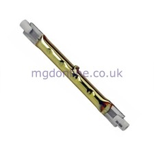 4 x Fits Heatmaster 450 500 Watt Gold 118mm R7 Infrared Parasol Heater Bulb Lamp