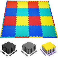 Interlocking EVA Soft Foam Play Area Mat Kids Jigsaw Floor Home Gym Puzzle Tiles