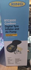 Ring RTC6000 Cordless Digital Tyre Inflator Pump 12V/230V + Adaptors