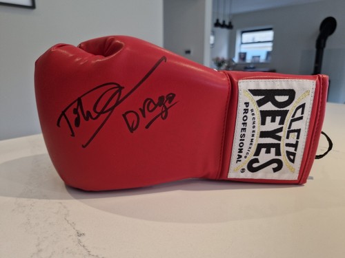 Red cleto reyes glove signed - cleto,