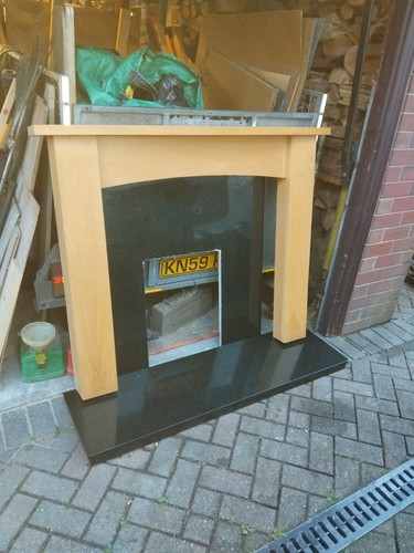 Fireplace surround granite - surround, /