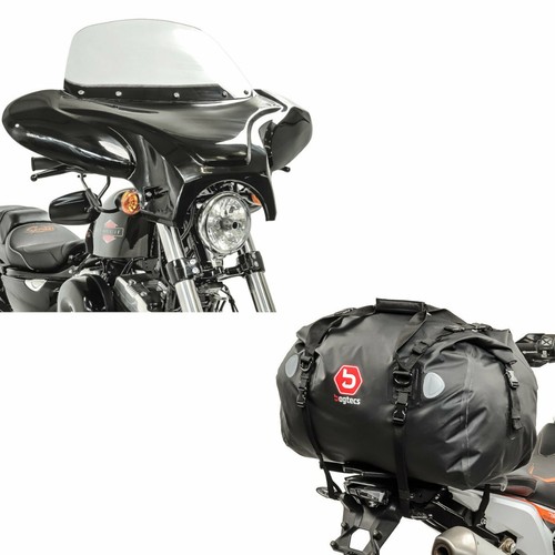 Batwing windscreen for