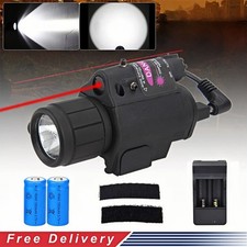 Tactical Red LED Flashlight