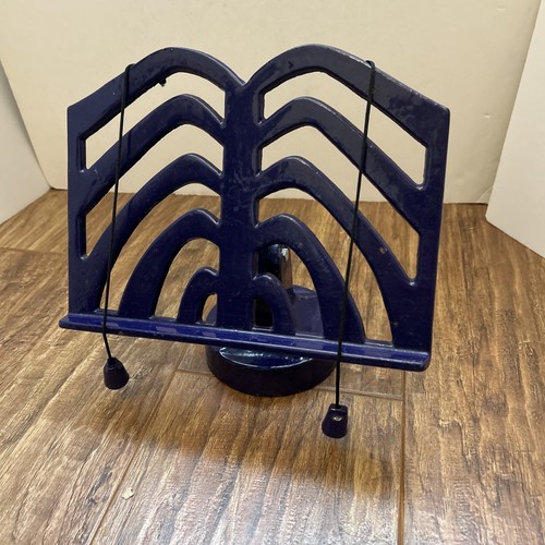 Recipe book blue cast - cast, iron