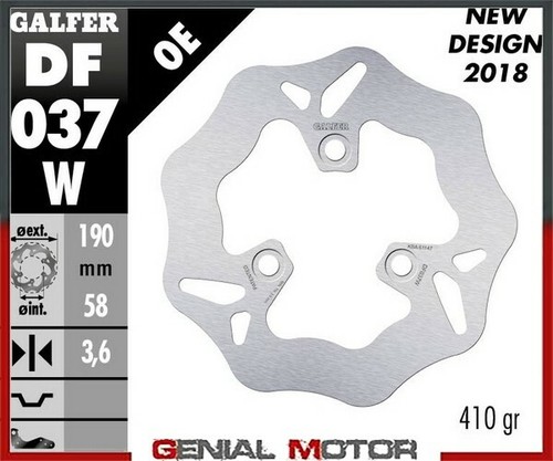 Galfer front brake - brake, disc