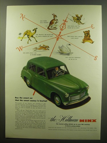 1949 hillman minx car - hillman, buy