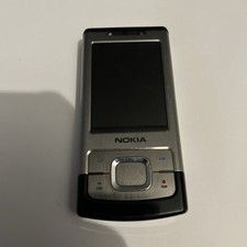 Nokia 6500s Silver Mobile Phone. Untested  