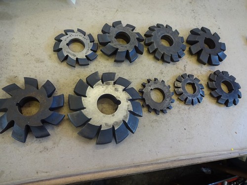 Gear cutter cutters - , selection