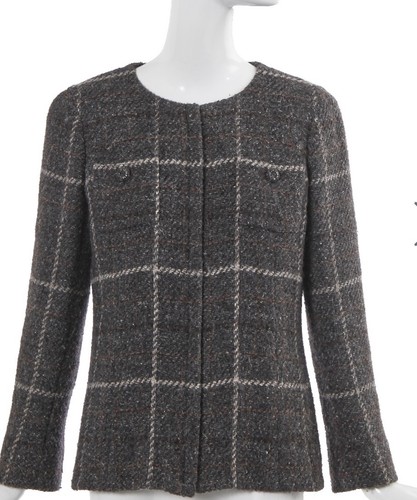 Chanel grey tweed - chanel, jacket