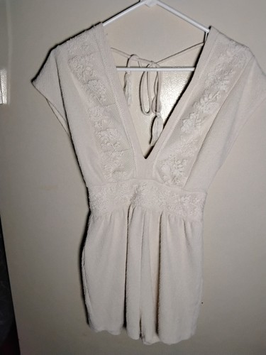 Zara cream white embroidered - cream,
