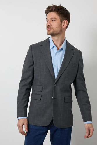Burton grey blazer - burton, mens