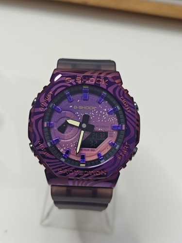 Casio shock gm2100 purple - casio,