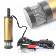 Aluminum Diesel Fuel Pump Submersible Transfer Vessel Water Oil Auto DC 12V