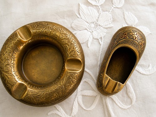 Vintage solid brass indian - brass,