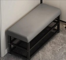 Shoe Bench Shoe Bench Shoe Storage Rack Shoe Storage Rack with Cushion Upholster