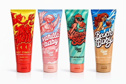 Rapid tan sun bed lotion - tan,