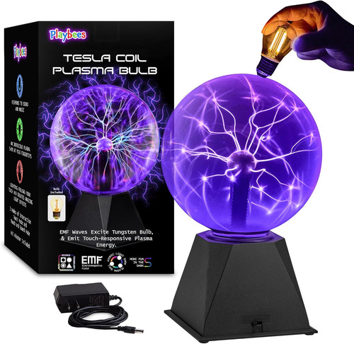 Purple plasma ball inch - -,