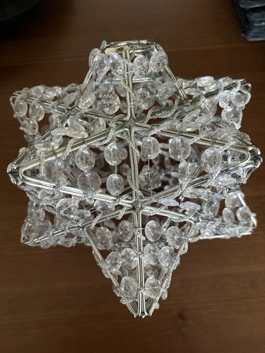 Vintage beaded crystal wire - beaded,
