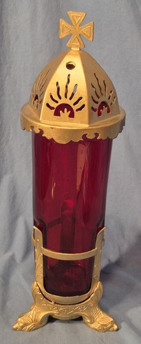 Altar top sanctuary candle - top,