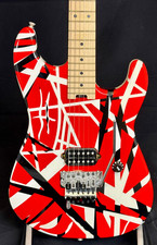 EVH Striped Series Electric Guitar Van Halen Red Black White Frankie Non-Relic