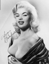 JAYNE MANSFIELD SCREEN SIREN SIGNED 2 X PHOTO PRINTS 6 x 4 BOGOF MEMORABILIA 