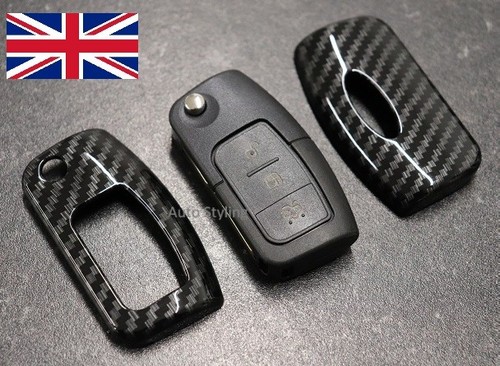 Carbon fibre remote key fob - carbon,