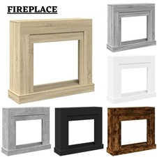Modern Fireplace Surround Mantel Frame Indoor Traditional Fire Surround vidaXL