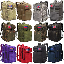 50L Tactical Backpack Waterproof 12 colour large Capacity Men Army Inferno