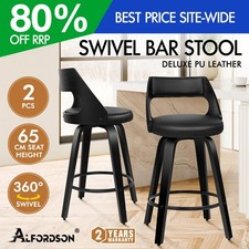 ALFORDSON 2x Bar Stools Swivel