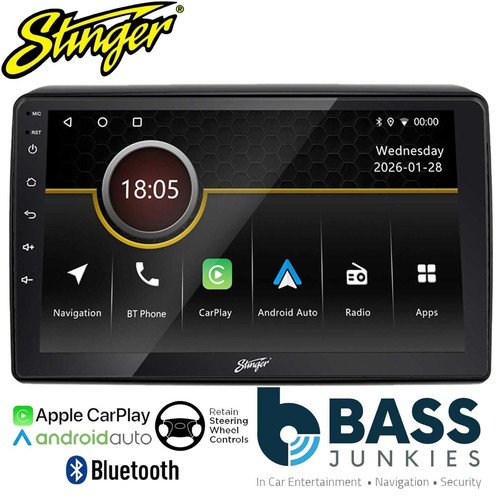 Stinger carplay android - 9", car