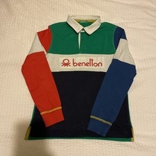 Benetton boy’s cotton rugby
