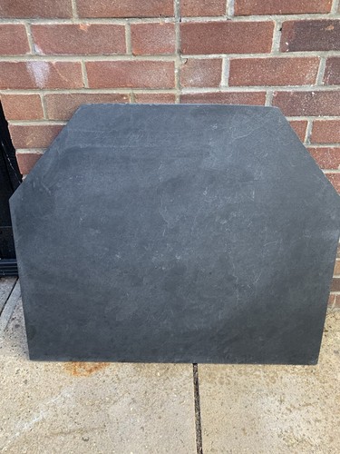 Slate hearth log burner - hearth,