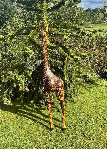 African hand carved wooden - carved,