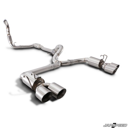 Japspeed stainless cat back - japspeed, 3"