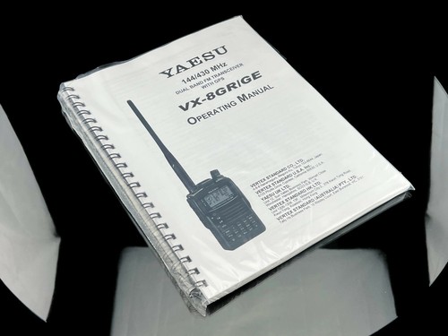 Yaesu 8gr instruction - yaesu,