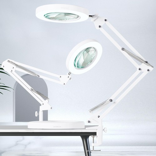 10x magnifying glass desk - glass,
