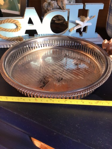 Vintage silver plated - plated, serving