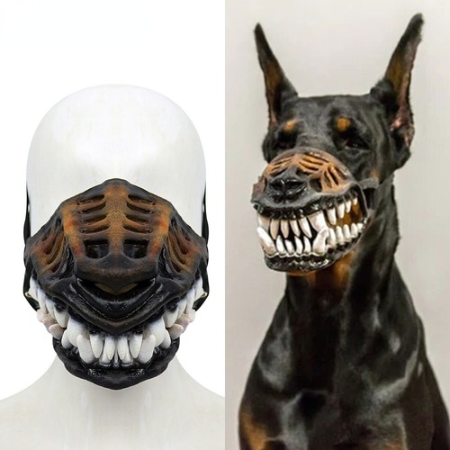 Dog mouth muzzle mask rubber - muzzle,