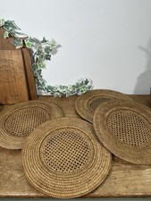 Rattan Wicker Charger Plates