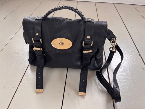 Mulberry alexa bag - black, with
