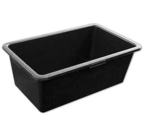 Heavy duty black plastic - plastic, tubs