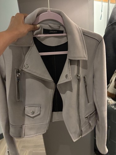 Zara women leather jacket - zara,