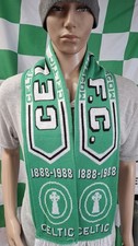 Vintage Glasgow Celtic 1988 Football Club Scarf