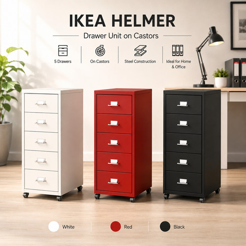 Ikea helmer metal drawer - 5,