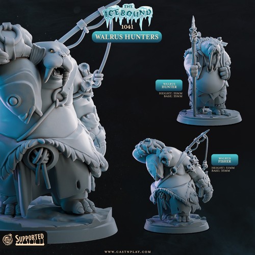 Walrus hunters dungeons and - hunters, |