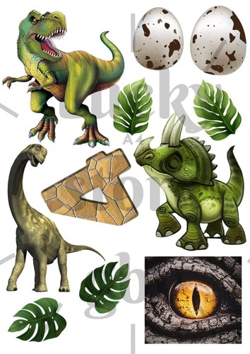Dinosaur edible bundle - , cake
