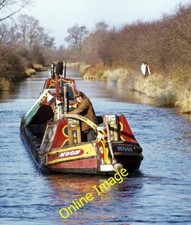 Photo 6x4 Narrow boat & butty, Grand Union Canal Broadwell/SP4565 A work c1972