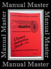 56 Paged Cyclemaster 32c.c. Owners Instruction Manual Booklet,Best Value4Money*.